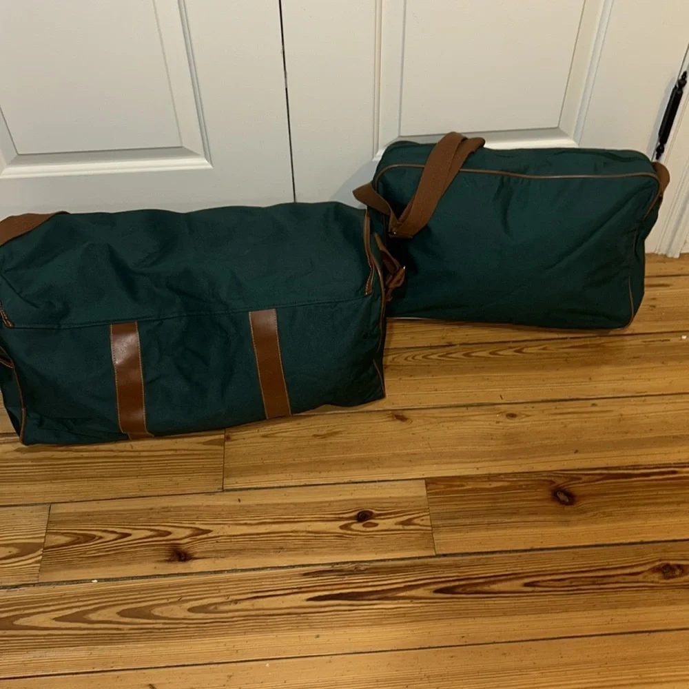 Vintage Polo Duffel Messenger Set